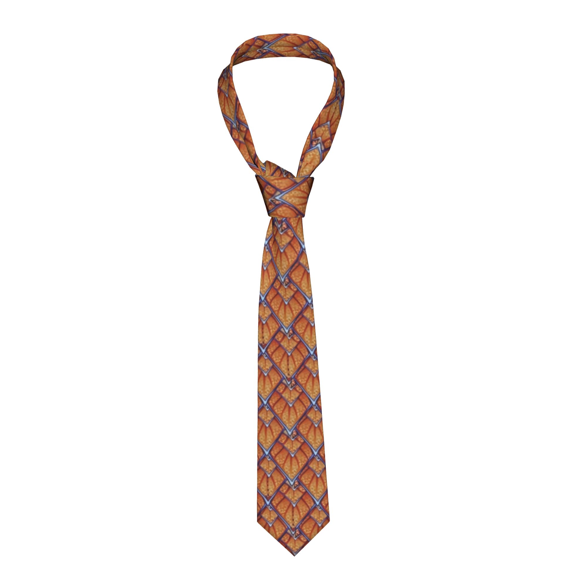Scale - Men Formals & Ethnic Wear - Gauntlet Scales Dragon Fish Tie Men's