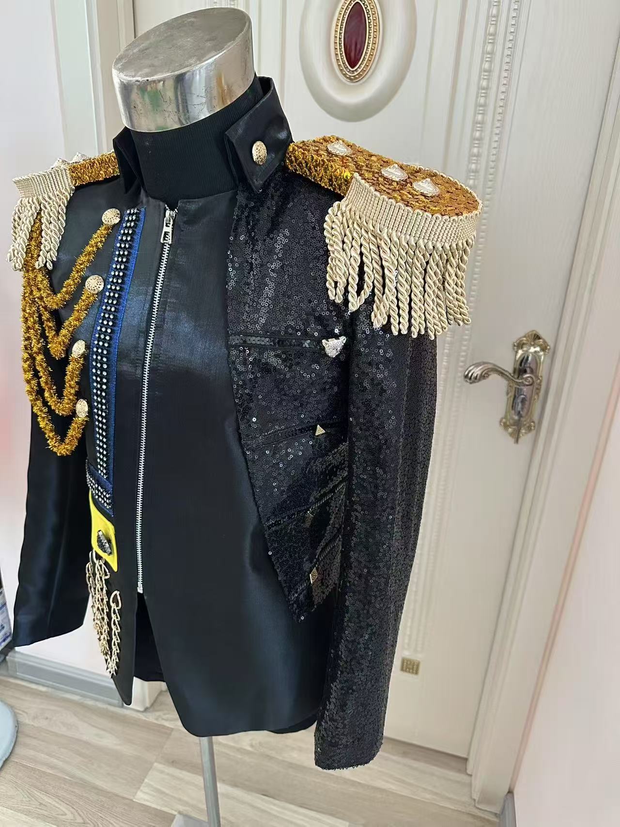 New Men Tassel Royal Jacket We - огляд і ціна Men Formal Wear For Wedding