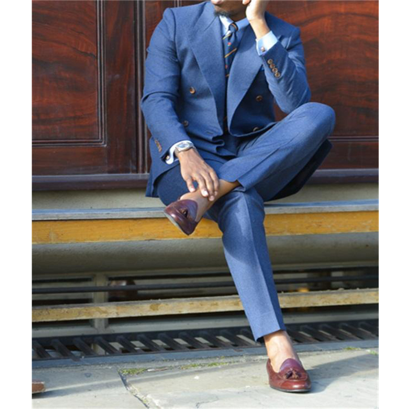 Dark Blue Formal Mens Suits Tw - огляд і ціна Men Formal Wear For Wedding