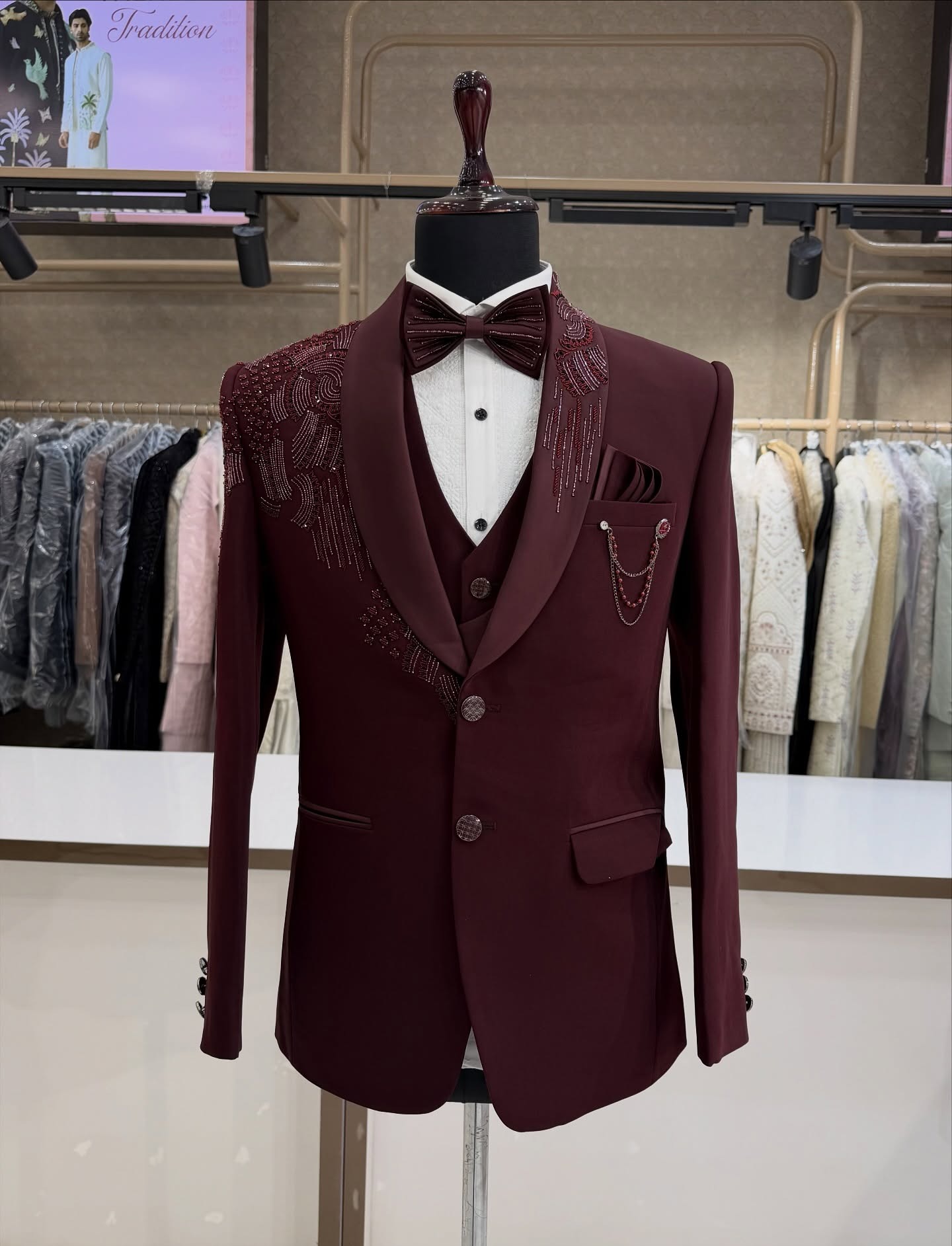 3 Pieces Groom Wedding Tuxedos - огляд і ціна Men Formal Wear For Wedding