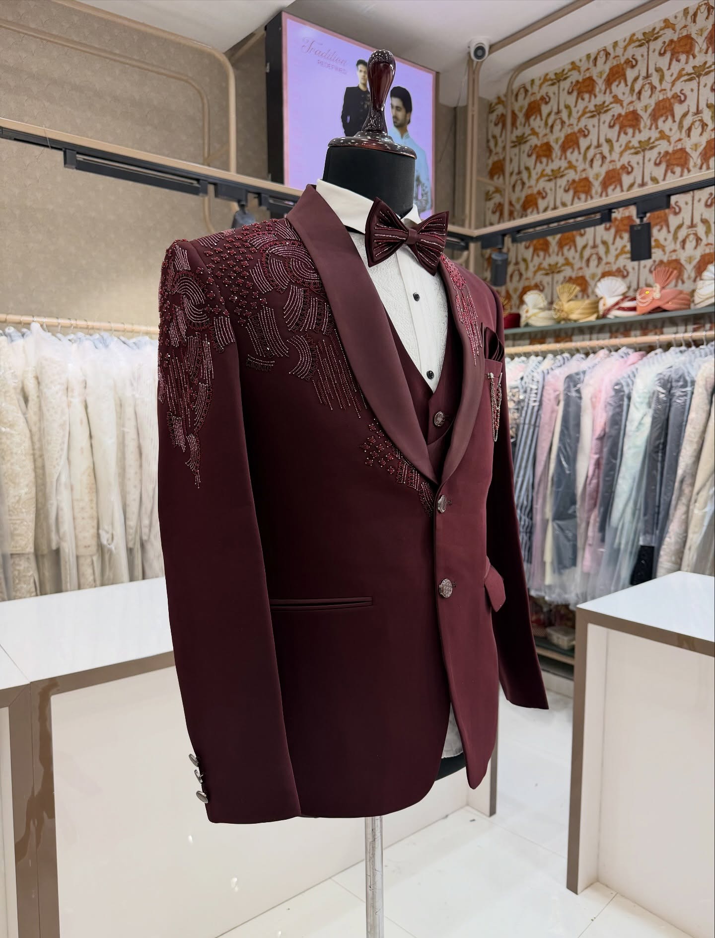 3 Pieces Groom Wedding Tuxedos - огляд і ціна Men Formal Wear For Wedding