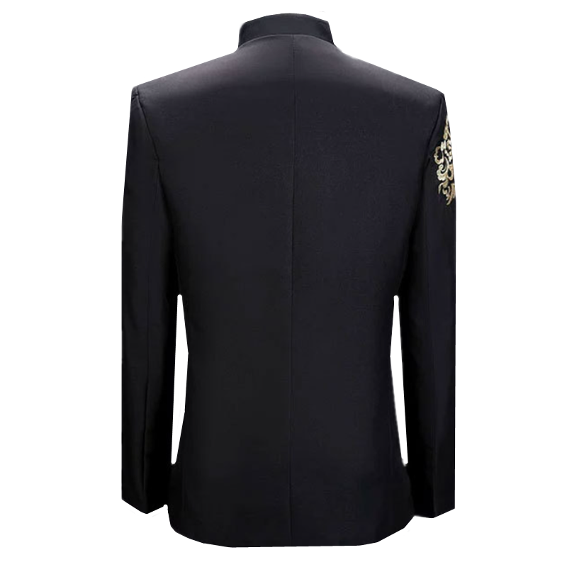New Men Embroidered Suit Jacke - огляд і ціна Men'S Vintage Formal Wear