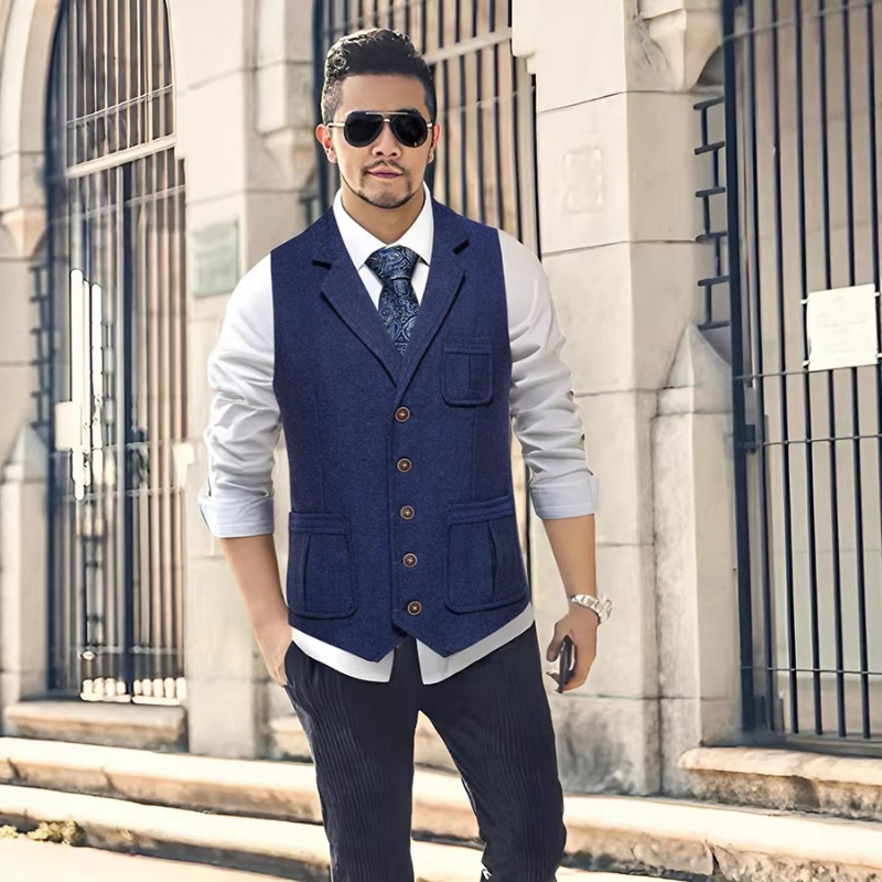 Men's Herringbone Tweed Suit V - огляд і ціна Men'S Vintage Formal Wear