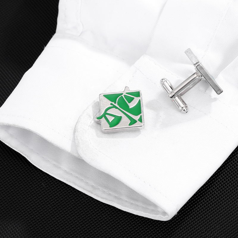 Square Snowflake Mirror Cuffli - огляд і ціна Scale - Men Formals & Ethnic Wear