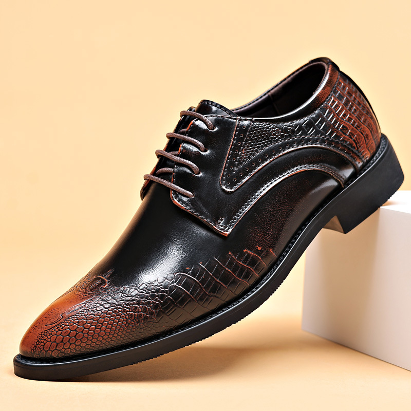 Men Dress Shoes Scale Pattern  - огляд і ціна Scale - Men Formals & Ethnic Wear