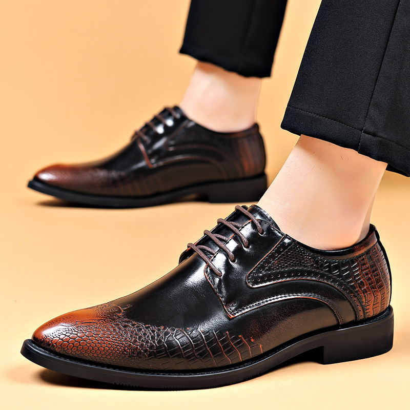 Men Dress Shoes Scale Pattern  - огляд і ціна Scale - Men Formals & Ethnic Wear