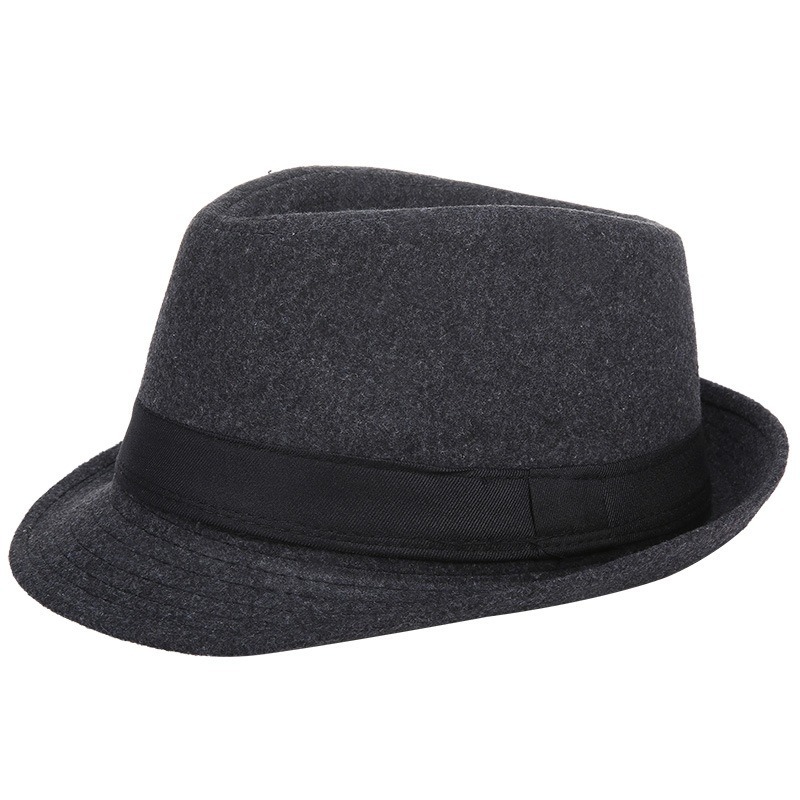 Men Autumn Winter Wool Fedora  - огляд і ціна Men'S Vintage Formal Wear