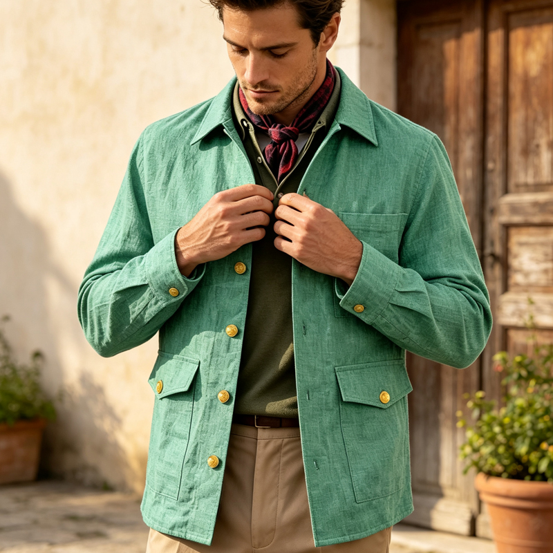 Vintage Men's Linen Jacket Lap - огляд і ціна Men'S Vintage Formal Wear